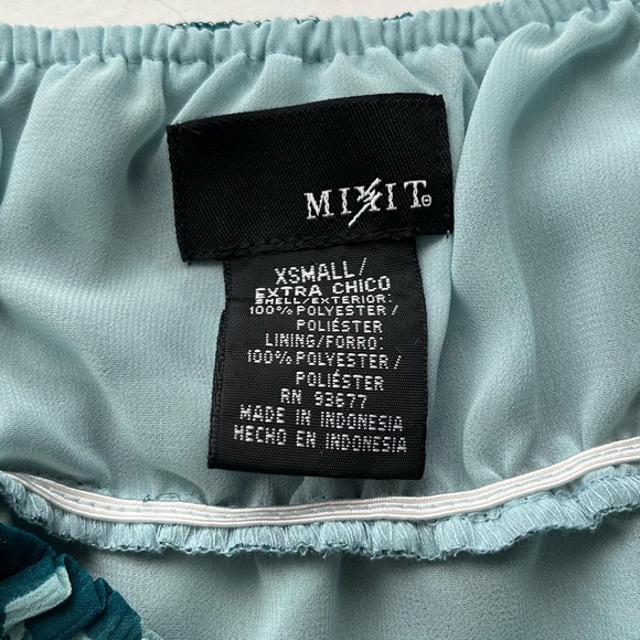 Mixit 100% Polyester Blue Camisole, XS Juniors - Picture 9 of 16